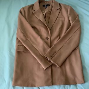Tan / brown Forever 21 Womens Blazer